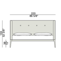 Ziggy Bed Size 200 - A